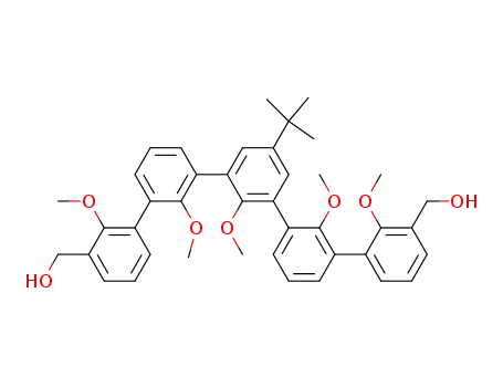 5-(1,1-dimethylethyl)-2,2',2,2',2-pentamethoxy<1,1':3',1:3,1':3',1-quinquephenyl>-3,3-dimethanol