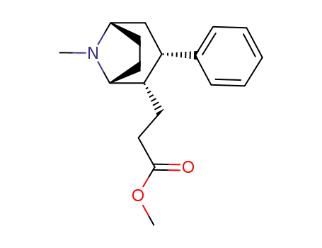 2β-(2'-(methoxycarbonyl)ethyl)-3β-phenyltropane