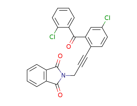 1H-Isoindole-1,3(2H)-dione,
2-[3-[4-chloro-2-(2-chlorobenzoyl)phenyl]-2-propynyl]-