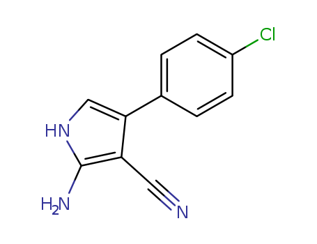 2-Amino-4-(4-chlorophenyl)-1H-pyrrole-3-carbonitrile