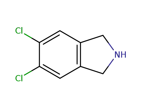 Molecular Structure of 15997-90-7 (5,6-DICHLOROISOINDOLINE HYDROCHLORIDE)