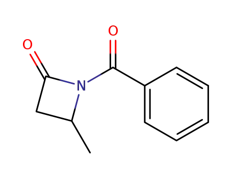 Molecular Structure of 50633-08-4 (1-benzoyl-4-methyl-2-azetidinone)