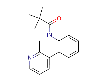 Molecular Structure of 340699-67-4 (2,2-dimethyl-N-(2-(2-methyl-3-pyridyl)phenyl)propanamide)