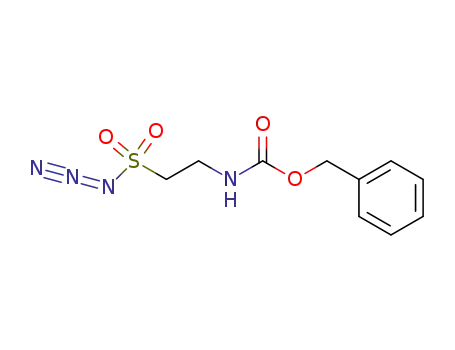 Molecular Structure of 849949-20-8 (Carbamic acid, [2-(azidosulfonyl)ethyl]-, phenylmethyl ester)