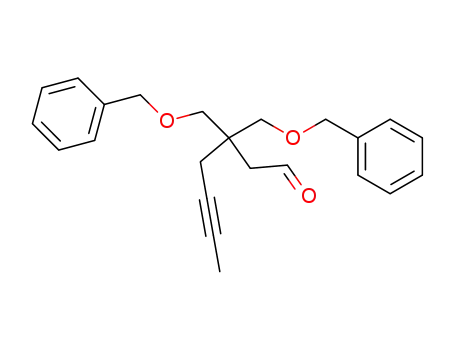 Molecular Structure of 745062-60-6 (5-Heptynal, 3,3-bis[(phenylmethoxy)methyl]-)