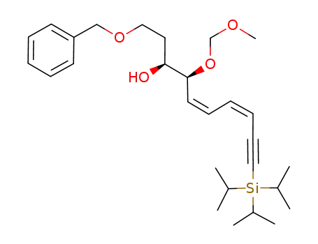 (Z,Z)-(3S,4S)-1-benzyloxy-4-methoxymethoxy-10-triisopropylsilanyl-deca-5,7-dien-9-yn-3-ol