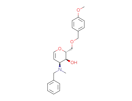(2R,3S,4S)-4-(Benzyl-methyl-amino)-2-(4-methoxy-benzyloxymethyl)-3,4-dihydro-2H-pyran-3-ol