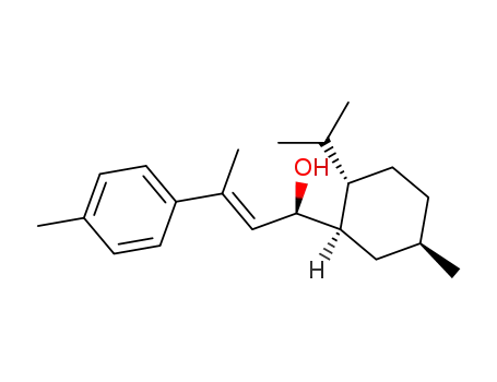(E)-(S)-1-((1R,2S,5R)-2-Isopropyl-5-methyl-cyclohexyl)-3-p-tolyl-but-2-en-1-ol