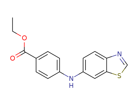 N-(4-Carbethoxyphenyl)-N-4-(6'-benzothiazole)amine