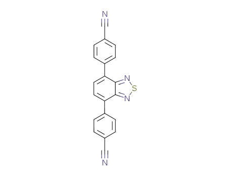 Molecular Structure of 867349-78-8 (Benzonitrile, 4,4'-(2,1,3-benzothiadiazole-4,7-diyl)bis-)