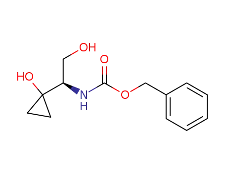 1-(1-(benzyloxycarbonylamino)-2-hydroxyethyl)-1-hydroxycyclopropane