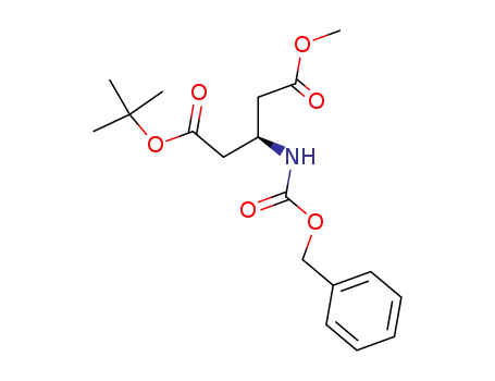 Pentanedioic acid, 3-[[(phenylmethoxy)carbonyl]amino]-,
1,1-dimethylethyl methyl ester, (R)-