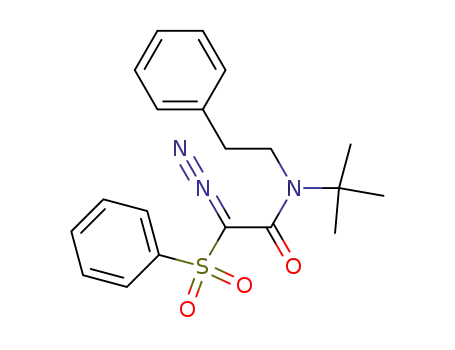 Acetamide,
2-diazo-N-(1,1-dimethylethyl)-N-(2-phenylethyl)-2-(phenylsulfonyl)-