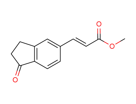 2-Propenoic acid, 3-(2,3-dihydro-1-oxo-1H-inden-5-yl)-, methyl ester,
(2E)-