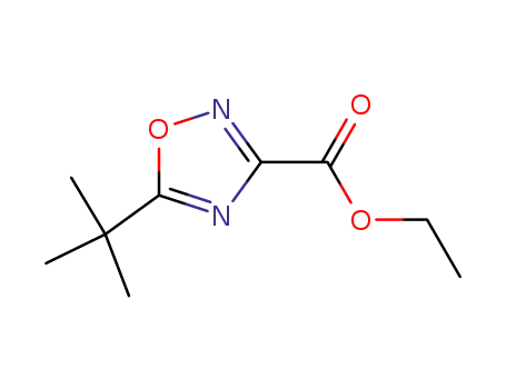 Molecular Structure of 158154-63-3 (ethyl 5-tert-butyl-1,2,4-oxadiazole-3-carboxylate)