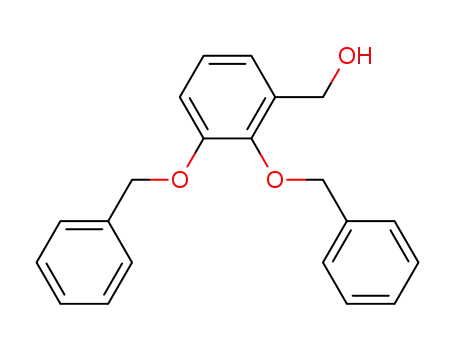 Molecular Structure of 81464-84-8 (Benzenemethanol, 2,3-bis(phenylmethoxy)-)