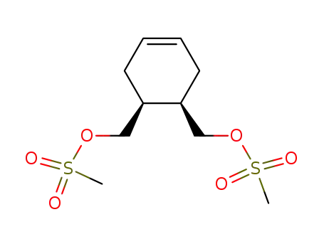 Molecular Structure of 25886-60-6 (cyclohex-4-ene-1,2-diyldimethanediyl dimethanesulfonate)