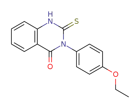 Molecular Structure of 1035-51-4 (3-(4-ETHOXYPHENYL)-2-THIOXO-2,3-DIHYDRO-4(1H)-QUINAZOLINONE)