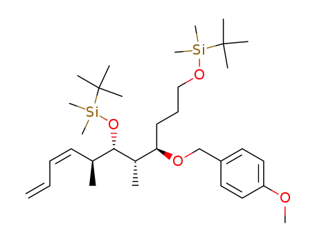 (1R,2R,3S,4S,5Z)-1-{3-(tert-butyldimethylsilanyloxy)-1-[3-(tert-butyldimethylsilanyloxy)propyl]-2,4-dimethylocta-5,7-dienyloxymethyl}-4-methoxybenzene