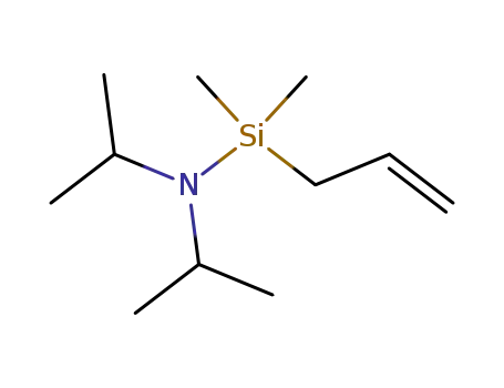 Molecular Structure of 106948-24-7 (ALLYL(DIISOPROPYLAMINO)DIMETHYLSILANE)