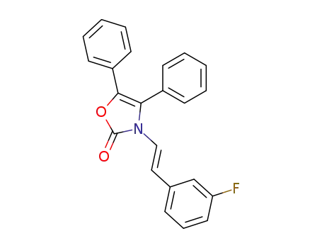 3-<(E)-<2-(3-fluorophenyl)ethenyl>>-4,5-diphenyl-2(3H)oxazolone