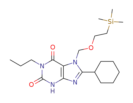 8-cyclohexyl-1-propyl-7-(2-(trimethylsilyl)ethoxymethyl)xanthine