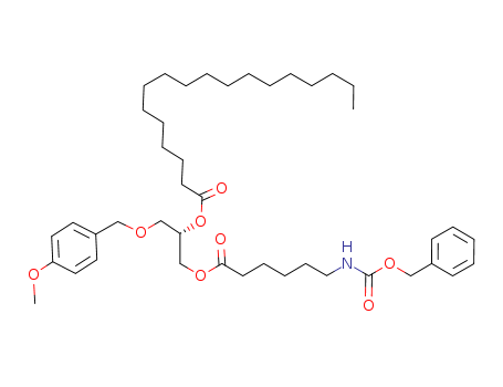 Octadecanoic acid, (1S)-1-[[(4-methoxyphenyl)methoxy]methyl]-2-[[1-oxo-6-[[(phenylmethoxy )carbonyl]amino]hexyl]oxy]ethyl ester manufacturer