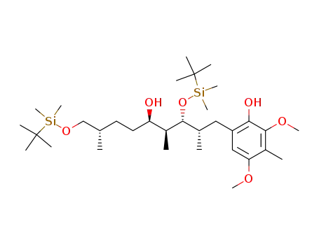 6-[(2S,3R,4S,5R,8S)-3,9-Bis-(tert-butyl-dimethyl-silanyloxy)-5-hydroxy-2,4,8-trimethyl-nonyl]-2,4-dimethoxy-3-methyl-phenol