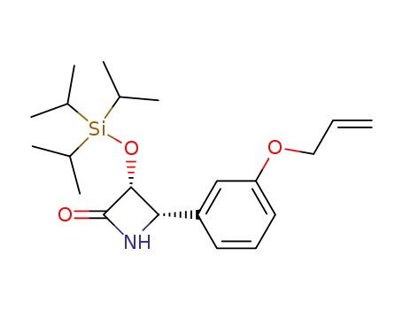 (3R,4S)-3-triisopropylsilyloxy-4-(m-allyloxyphenyl)azetidin-2-one