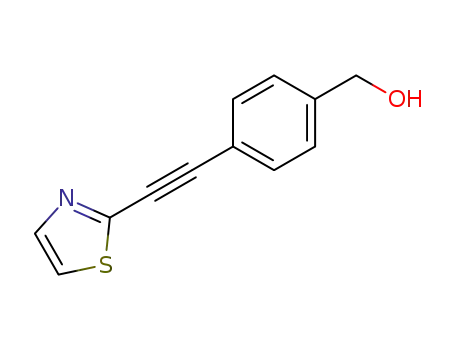 (4-thiazol-2-ylethynyl-phenyl)-methanol