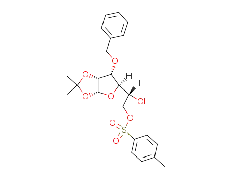 3-O-benzyl-1,2-O-isopropylidene-6-O-p-toluenesulfonic-α-D-allofuranose
