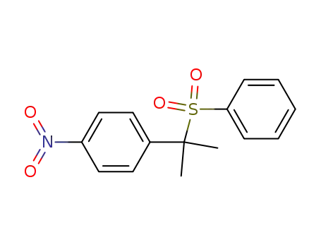 alpha,alpha-Dimethyl-4-nitrobenzyl phenyl sulfone