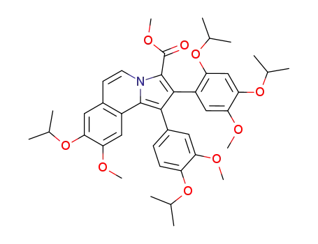 methyl 2-(2,4-diisopropoxy-5-methoxyphenyl)-8-isopropoxy-1-(4-isopropoxy-3-methoxyphenyl)-9-methoxypyrrolo[2,1-a]isoquinoline-3-carboxylate