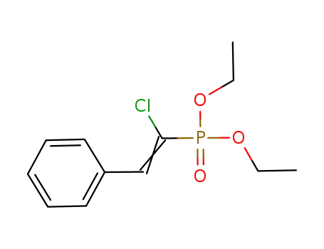 O,O-diethyl chloro-1 phenyl-2 ethenyl-1,2 phosphonate