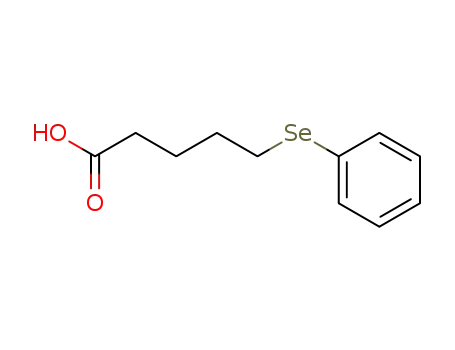 Molecular Structure of 66241-82-5 (Pentanoic acid, 5-(phenylseleno)-)