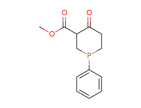 methyl 4-oxo-1-phenyl-3-phosphorinanecarboxylate