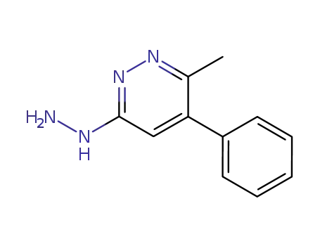 3(2H)-Pyridazinone, 6-methyl-5-phenyl-, hydrazone