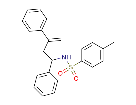 Molecular Structure of 258851-74-0 (N-(1,3-diphenylbut-3-en-1-yl)-4-methylbenzenesulfonamide)