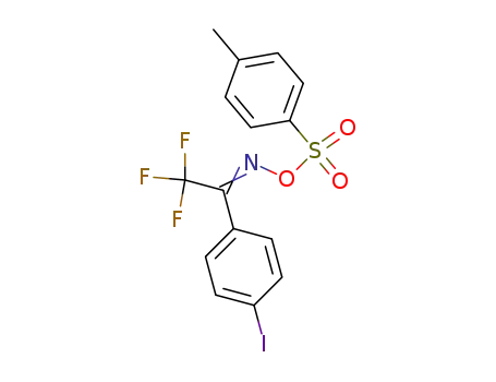 Molecular Structure of 210107-36-1 (O-p-tosyloxime 4'-iodo-2,2,2-trifluoroacetophenone)