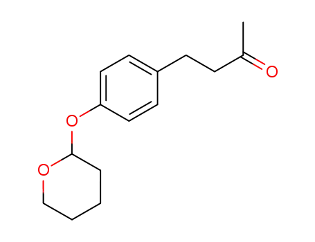 Molecular Structure of 7074-09-1 (4-[4-[(tetrahydro-2H-pyran-2-yl)oxy]phenyl]butan-2-one)