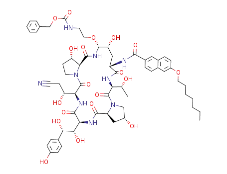 C<sub>62</sub>H<sub>79</sub>N<sub>9</sub>O<sub>19</sub>