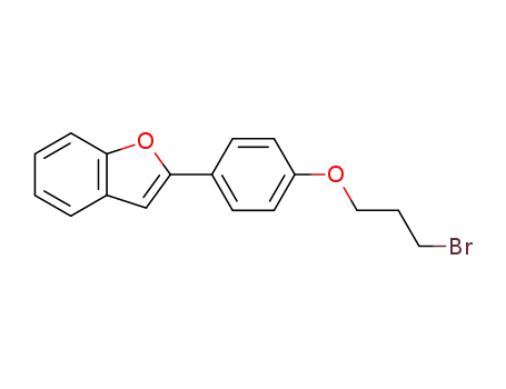 Molecular Structure of 258875-77-3 (2-(4-(3-bromopropoxy)phenyl)benzofuran)