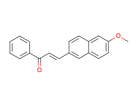 Molecular Structure of 301663-69-4 (3-(6-methoxynaphthalen-2-yl)-1-phenylprop-2-en-1-one)