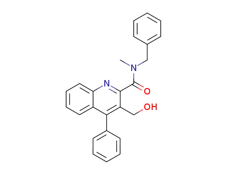 2-Quinolinecarboxamide,
3-(hydroxymethyl)-N-methyl-4-phenyl-N-(phenylmethyl)-
