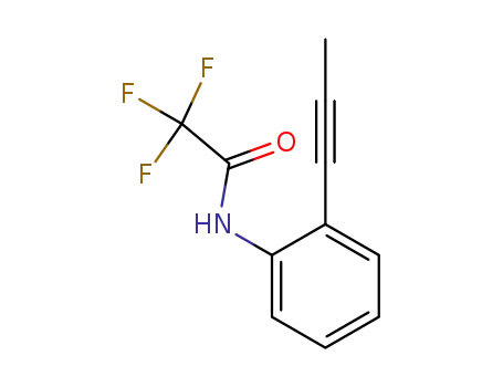 Molecular Structure of 155335-07-2 (2-(prop-1-ynyl)trifluoroacetanilide)