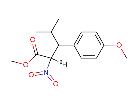 methyl 2-deuterio-3-(4-methoxyphenyl)-4-methyl-2-nitropentanoate