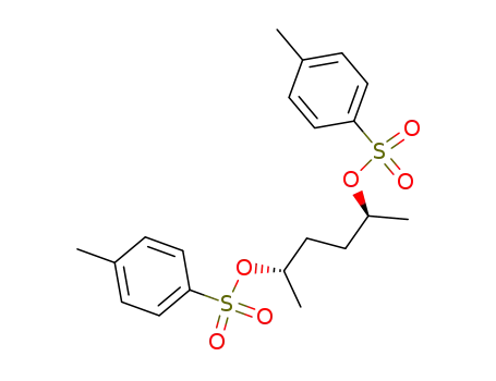 Molecular Structure of 17299-04-6 (2,5-Hexanediol, bis(4-methylbenzenesulfonate), (2S,5S)-)