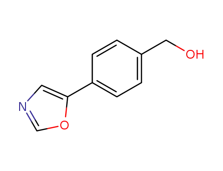 Molecular Structure of 179057-18-2 ([4-(5-Oxazolyl)phenyl]methanol)