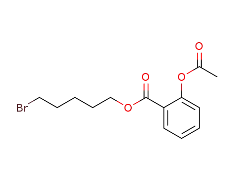Benzoic acid, 2-(acetyloxy)-, 5-bromopentyl ester
