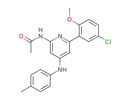 N-[6-(5-chloro-2-methoxy-phenyl)-4-p-tolylamino-pyridin-2-yl]-acetamide